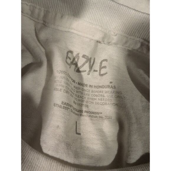 Eazy-E T-Shirt Large 20x29 Rap Hip Hop Compton Ruthless Records Tee - Picture 3 of 3